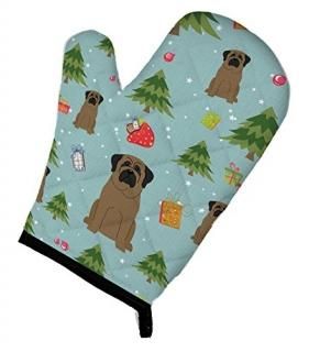Carolines Treasures BB4744OVMT Christmas Bullmastiff Oven Mitt