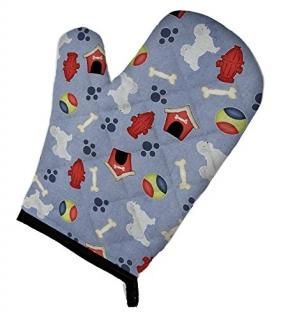 Caroline's Treasures BB3936OVMT Maltese Dog House Collection Oven Mitt Large mul
