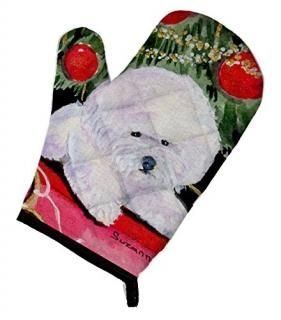 Carolines Treasures SS8957OVMT Christmas Tree with Bichon Frise Oven Mitt