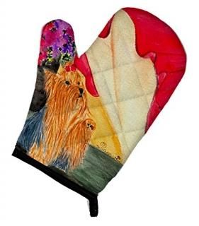 Caroline's Treasures SS8522OVMT Lady with her Yorkie Oven Mitt Large multicolor