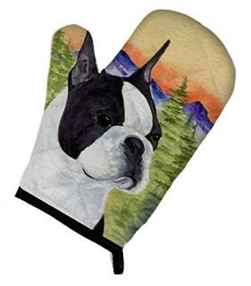 Caroline's Treasures SS8187OVMT Boston Terrier Oven Mitt Large multicolor