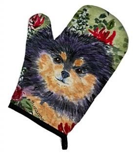 Caroline's Treasures SS8727OVMT Pomeranian Oven Mitt Large multicolor