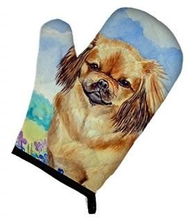 Caroline's Treasures 7078OVMT Tibetan Spaniel Oven Mitt Large multicolor