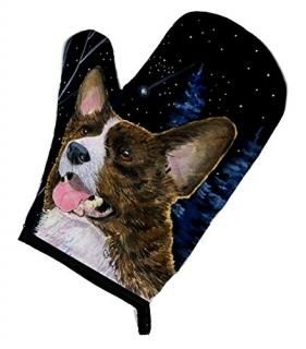 Caroline's Treasures SS8387OVMT Starry Night Corgi Oven Mitt Large multicolor