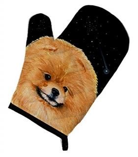 Caroline's Treasures SS8481OVMT Starry Night Pomeranian Oven Mitt Large multicol