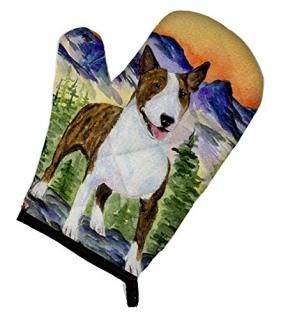 Caroline's Treasures SS8167OVMT Bull Terrier Oven Mitt Large multicolor