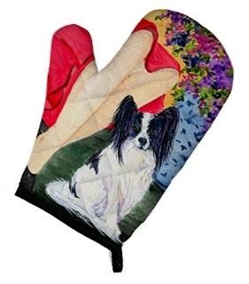 Caroline's Treasures SS8523OVMT Lady with her Papillon Oven Mitt Large multicolo