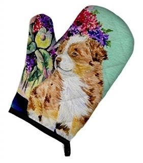 Caroline's Treasures SS8312OVMT Australian Shepherd Oven Mitt Large multicolor
