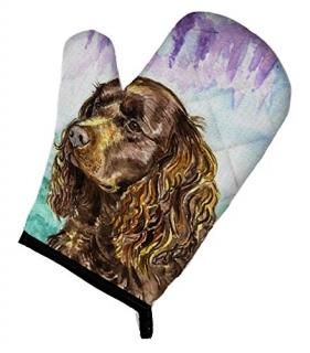 Caroline's Treasures 7008OVMT American Water Spaniel Oven Mitt Large multicolor