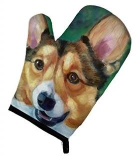 Caroline's Treasures 7303OVMT Corgi Toby Oven Mitt Large multicolor
