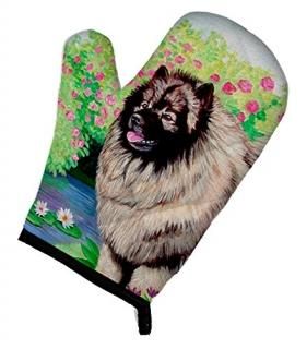 Caroline's Treasures 7074OVMT Keeshond Oven Mitt Large multicolor