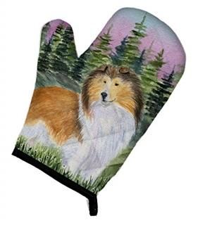 Caroline's Treasures SS8321OVMT Sheltie Oven Mitt Large multicolor