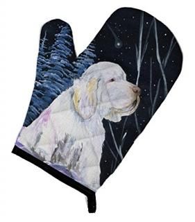 Caroline's Treasures SS8346OVMT Clumber Spaniel Oven Mitt Large multicolor