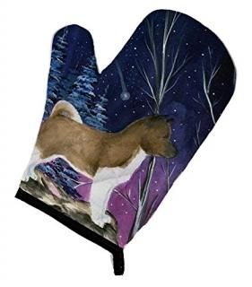 Caroline's Treasures SS8352OVMT Starry Night Akita Oven Mitt Large multicolor