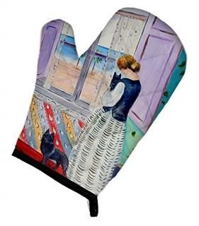 Caroline's Treasures 7268OVMT Lady with her Schipperke Oven Mitt Large multicolo
