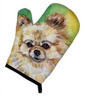 Caroline's Treasures 7393OVMT Pomeranian Sissy Oven Mitt Large multicolor