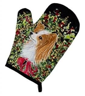 Carolines Treasures SS8953OVMT Christmas Wreath Papillon Oven Mitt