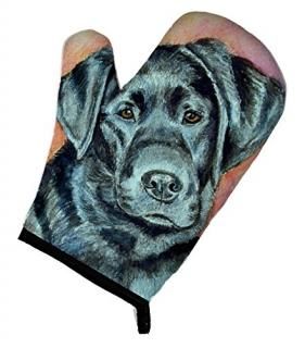 Caroline's Treasures 7177OVMT Black Labrador Oven Mitt Large multicolor
