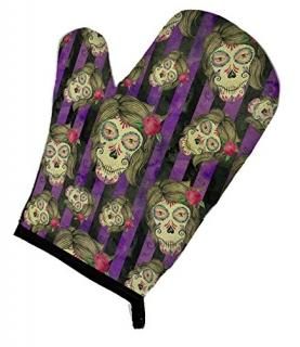 Carolines Treasures BB7519OVMT Watecolor Day of the Dead Halloween Oven Mitt