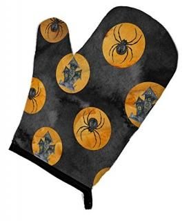 Carolines Treasures BB7529OVMT Watecolor Halloween Circles Oven Mitt