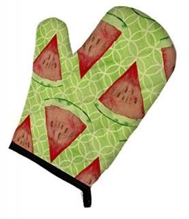 Caroline's Treasures BB7518OVMT Watercolour Watermelon Decorated Oven Mitt 30cm 