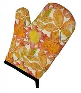 Carolines Treasures BB7497OVMT Fall Leaves Watercolor Oven Mitt