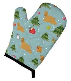 Carolines Treasures BB4810OVMT Christmas Cocker Spaniel Oven Mitt