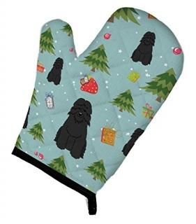 Carolines Treasures BB4734OVMT Christmas Bouvier Des Flandres Oven Mitt