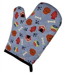 Caroline's Treasures BB3993OVMT Dog House Collection Longhair Red Dachshund Oven