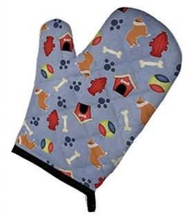 Caroline's Treasures BB3916OVMT Collie Dog House Collection Oven Mitt Large mult
