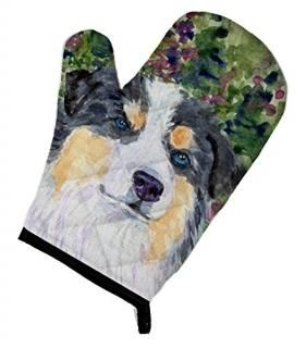Caroline's Treasures SS8821OVMT Australian Shepherd Oven Mitt Large multicolor