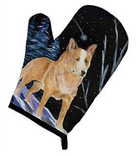 Carolines Treasures SS8407OVMT Starry Night Australian Cattle Dog Oven Mitt