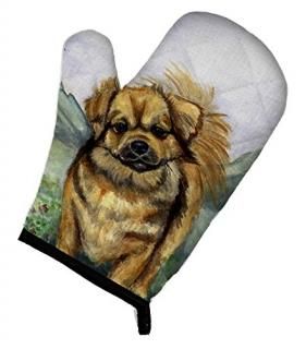 Caroline's Treasures 7075OVMT Tibetan Spaniel Oven Mitt Large multicolor