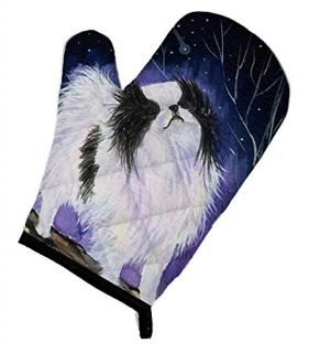 Caroline's Treasures SS8070OVMT Japanese Chin Oven Mitt Large multicolor
