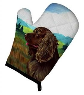 Caroline's Treasures 7122OVMT Sussex Spaniel Oven Mitt Large multicolor