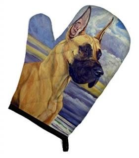 Caroline's Treasures 7101OVMT Fawn Great Dane at the beach Oven Mitt Large multi