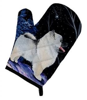 Caroline's Treasures SS8380OVMT Starry Night Keeshond Oven Mitt Large multicolor