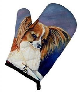 Carolines Treasures 7038OVMT Papillon Rose & Butterfly Oven Mitt