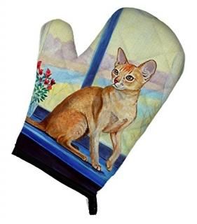 Caroline's Treasures 7091OVMT Cat Oven Mitt Large multicolor