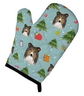 Carolines Treasures BB5031OVMT Christmas Sheltie Oven Mitt