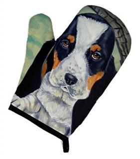 Caroline's Treasures 7002OVMT Basset Hound on the branch Oven Mitt Large multico