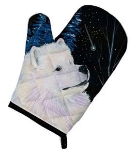 Carolines Treasures SS8376OVMT Starry Night Samoyed Oven Mitt