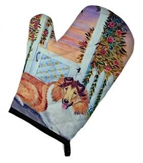 Carolines Treasures 7147OVMT Collie Oven Mitt