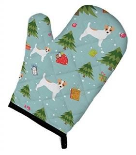 Carolines Treasures BB4962OVMT Christmas Jack Russell Terrier Oven Mitt