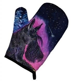 Carolines Treasures SS8442OVMT Starry Night Scottish Terrier Oven Mitt