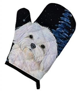 Caroline's Treasures SS8460OVMT Starry Night Maltese Oven Mitt Large multicolor