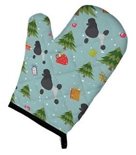 Carolines Treasures BB4863OVMT Christmas Poodle Oven Mitt