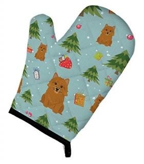 Carolines Treasures BB4680OVMT Christmas Norwich Terrier Oven Mitt