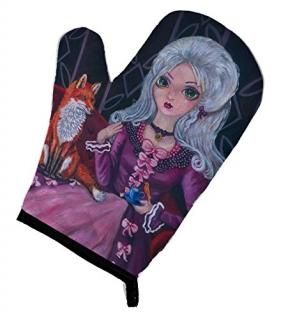 Carolines Treasures 7398OVMT Tea Time Fox Oven Mitt