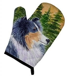 Caroline's Treasures SS8142OVMT Sheltie Oven Mitt Large multicolor